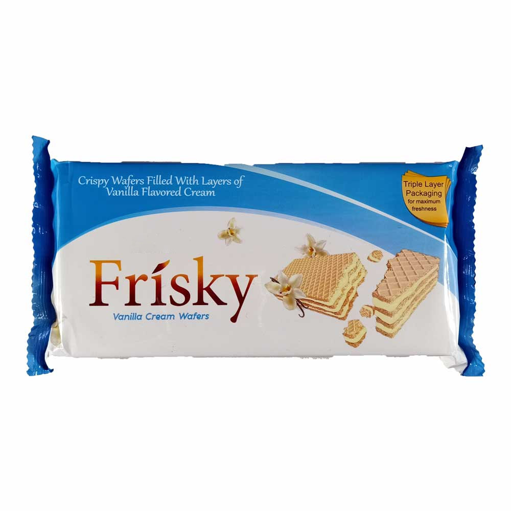 INOVATIVE FRISKY VANILA CREAM WAFERS 75 GM