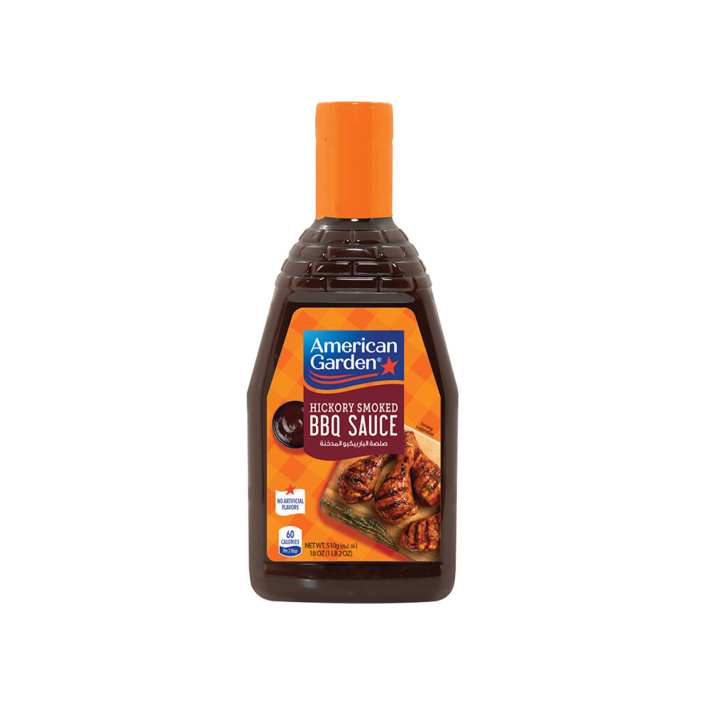 AMERICAN GARDEN BBQ SAUCE HICKORY 510 GM