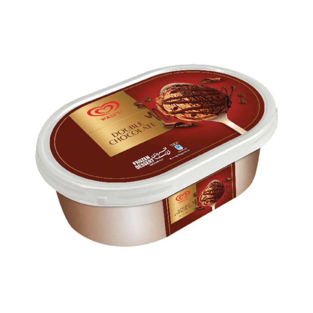 WALLS ICE CREAM DOUBLE CHOCOLATE TUB 800ML
