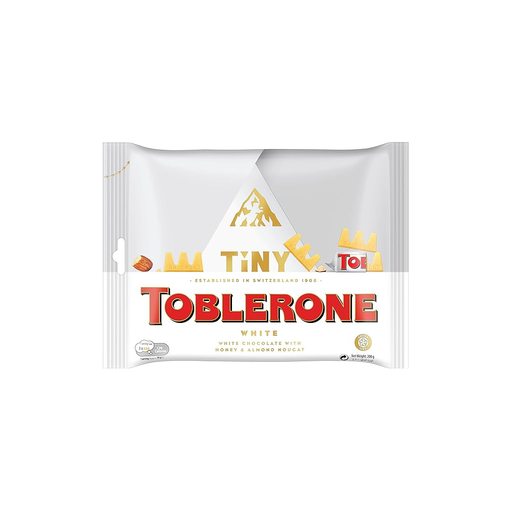 TOBLERONE MILK CHOCOLATE SILVER TINY 200 GM