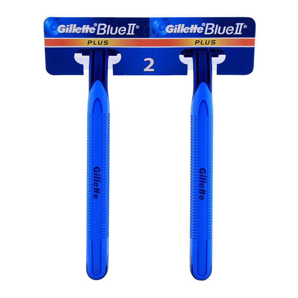 GILLETTE RAZOR BLUE II PLUS 2PC