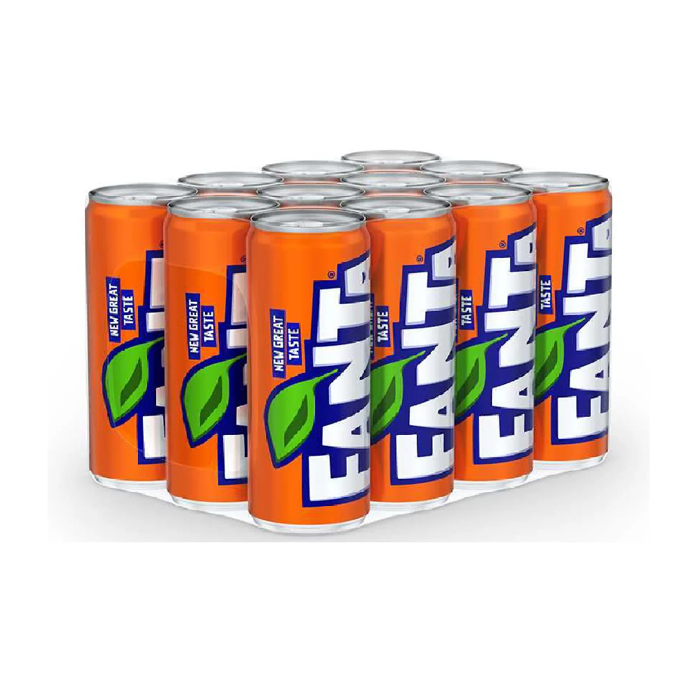 FANTA ORANGE LOCAL CAN 250 ML-CARTON