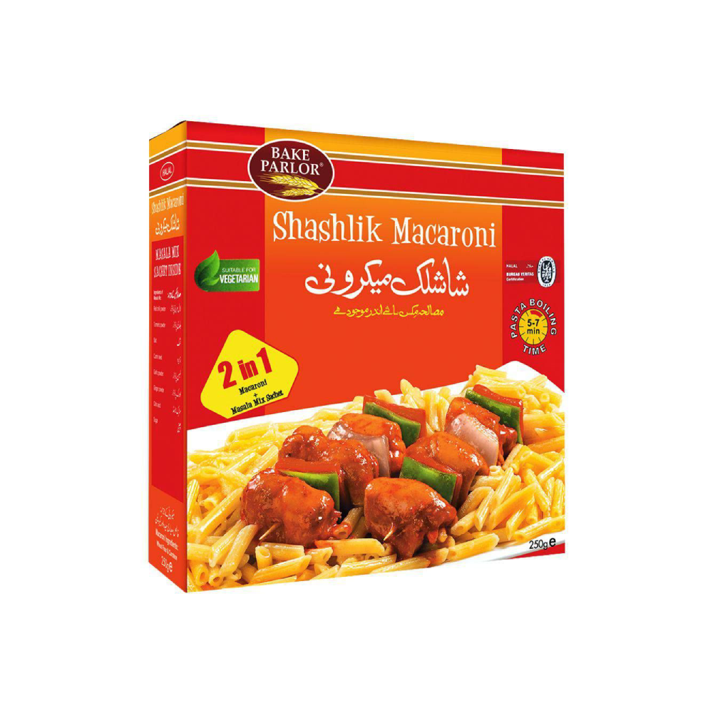 BAKE PARLOR SHASHLIK MACARONI 2 IN 1 250 GM