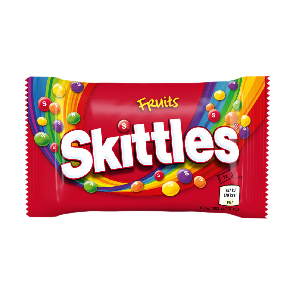 SKITTLES CANDY FRUITS 45 GM
