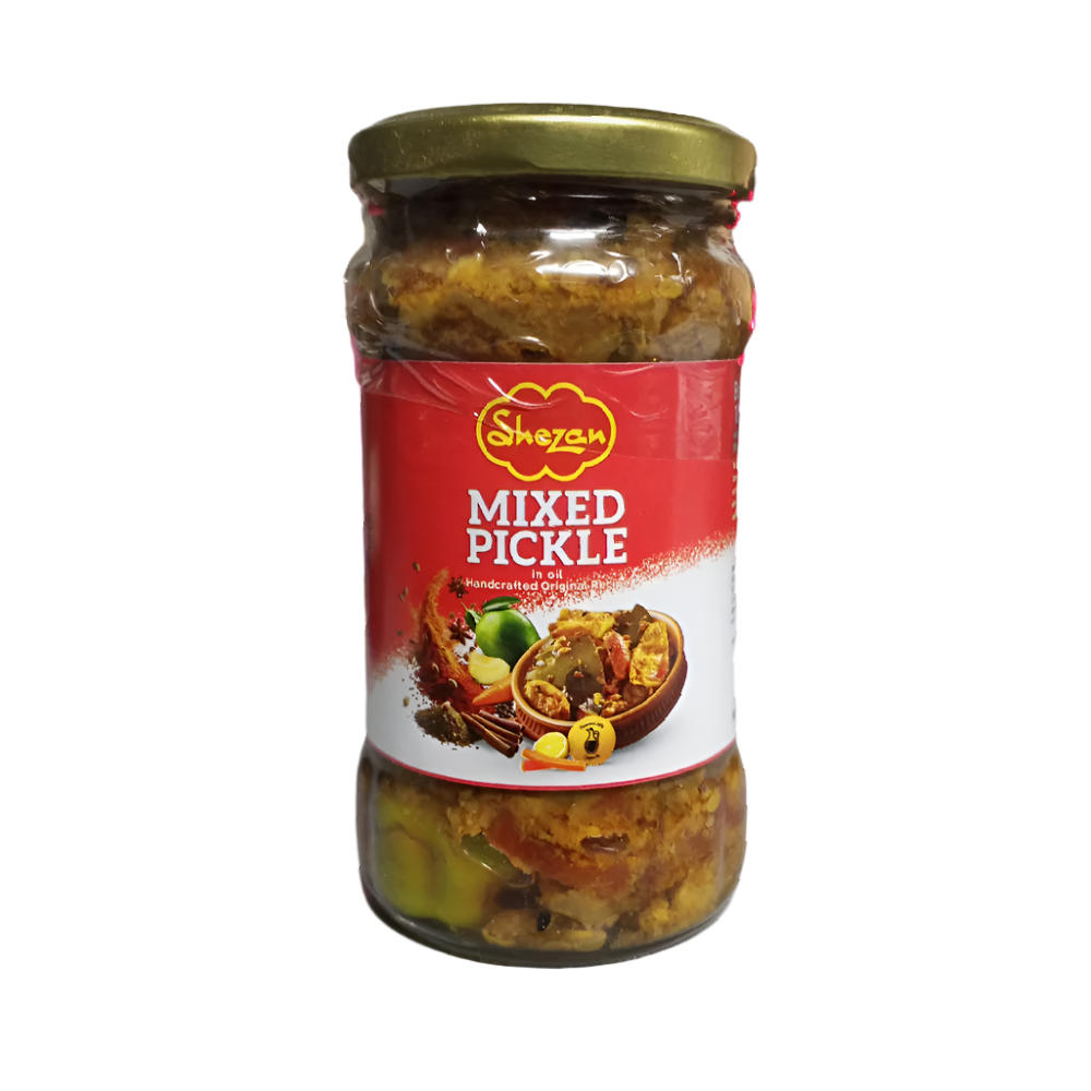 SHEZAN PICKLE SATRANG MIXED IN OIL 310 GM