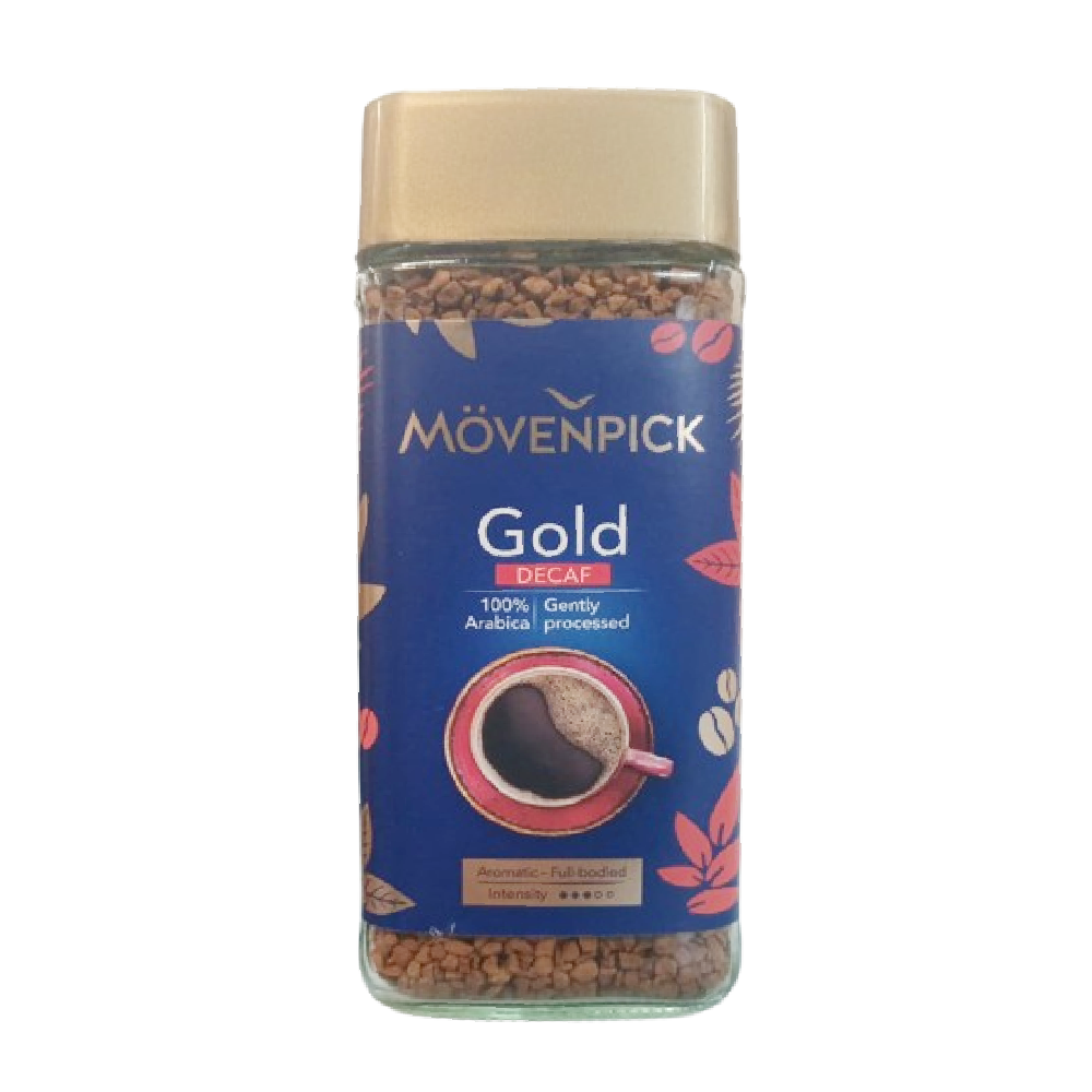 MOVENPICK COFFEE GOLD DECAF ARABICA 100 GM