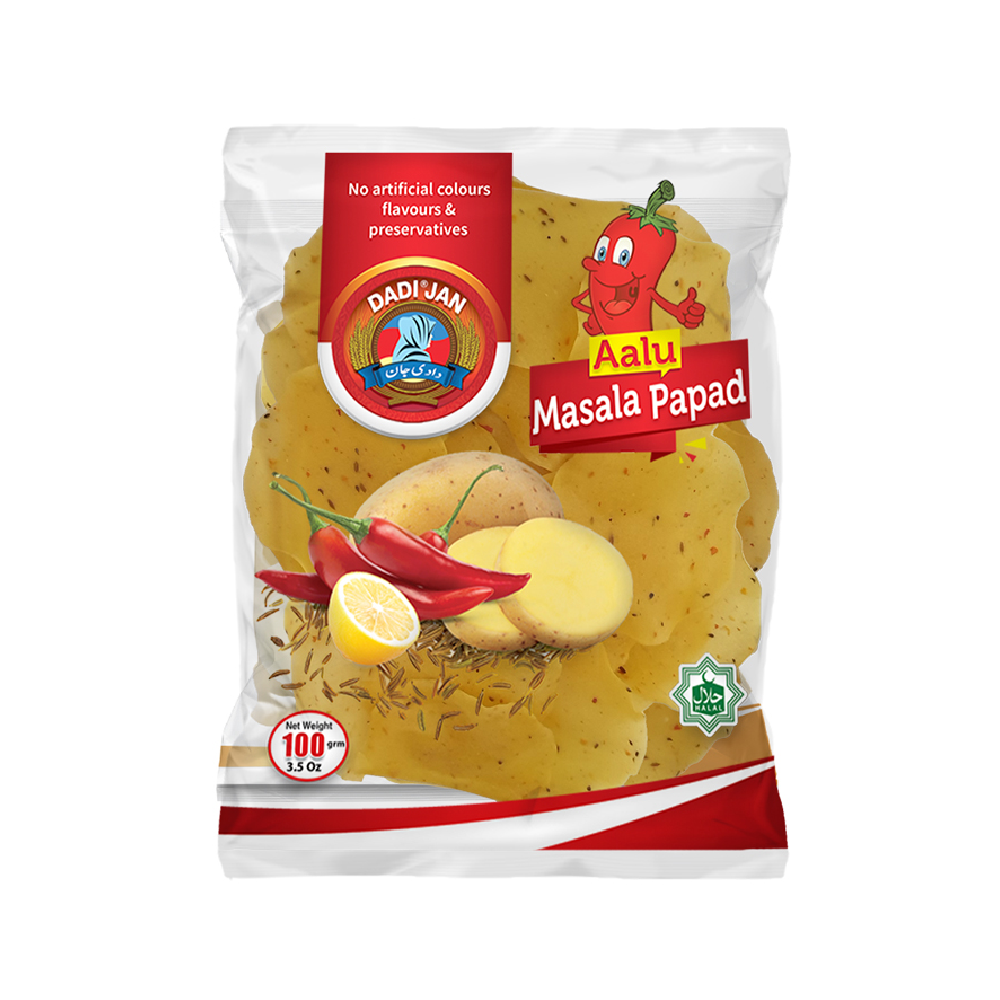 DADI JAN AALU MASALA PAPAD 100 GM