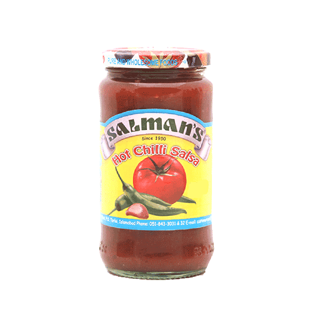 SALMANS HOT CHILLI SALSA 370 GM
