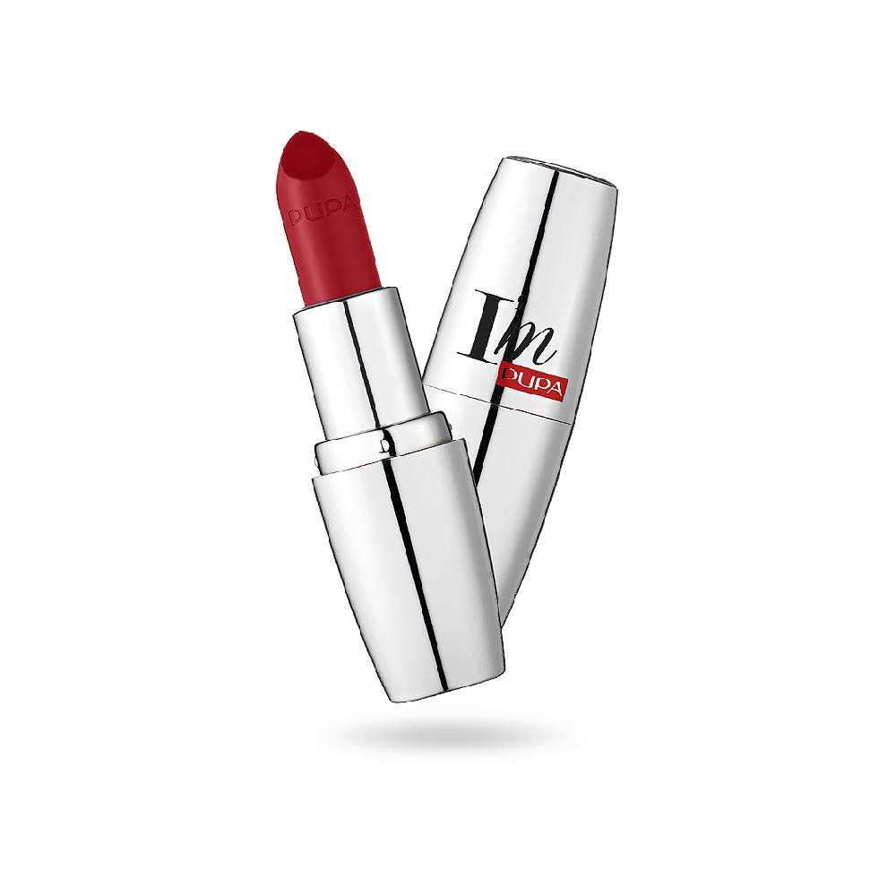 PUPA I'M PURE COLR LIPSTICK ABSOLUTE SHINE - RED POP 306