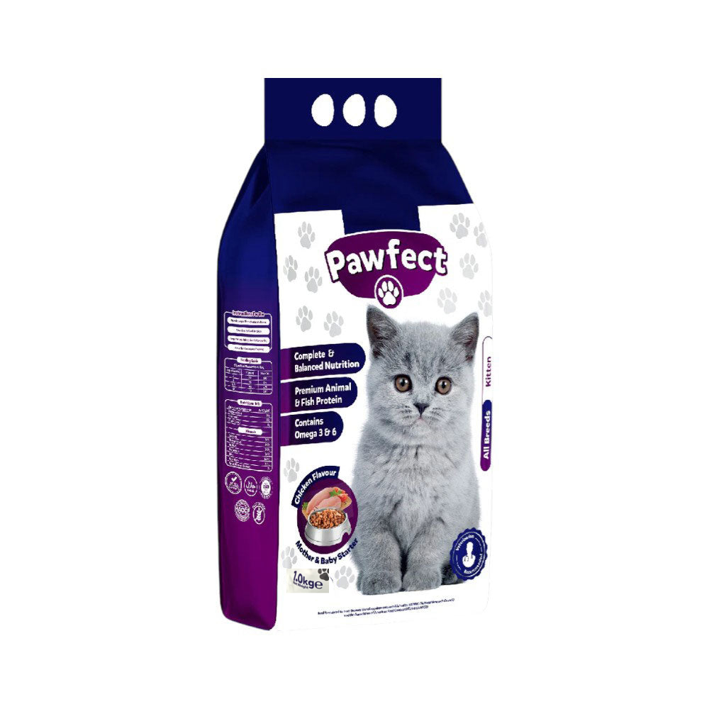 PAWFECT KITTEN CAT FOOD 1KG