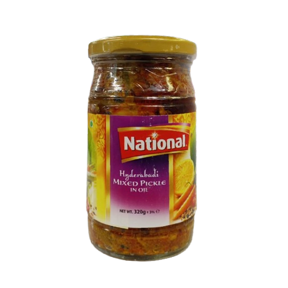NATIONAL PICKLE HYDERABADI MIX 320 GM