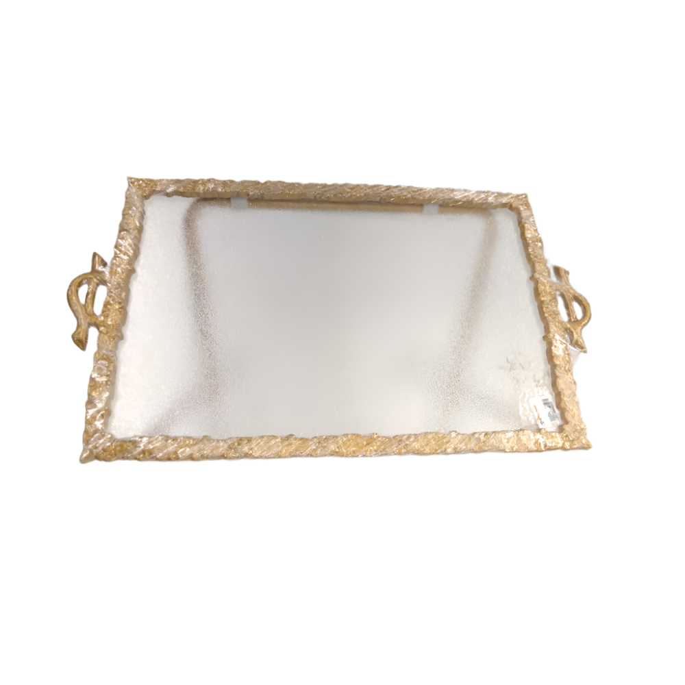 FRAME TEA TRAY GOLDEN LARGE 2022