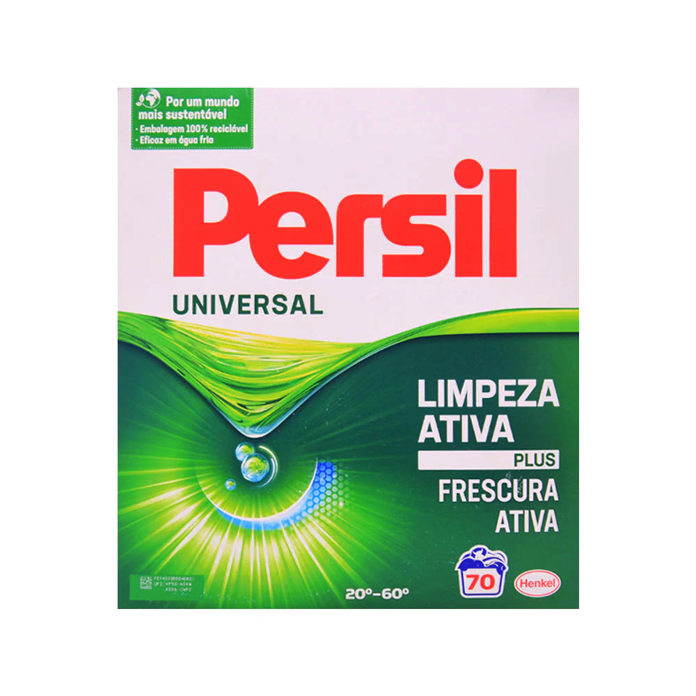 PERSIL WASHING POWDER UNIVERSAL LIMPEZA ATIVA 70 WASH 3850 K