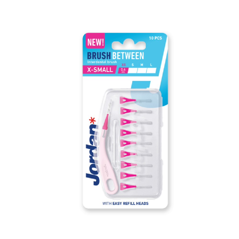 JORDAN CLINIC BRUSH BETWEEN 10PCS EXTRA SMALL