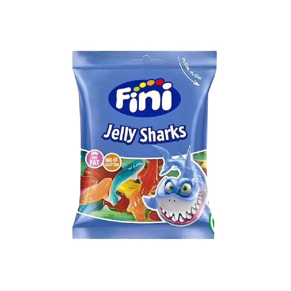 FINI JELLY CLEAR SHARKS 80 GM