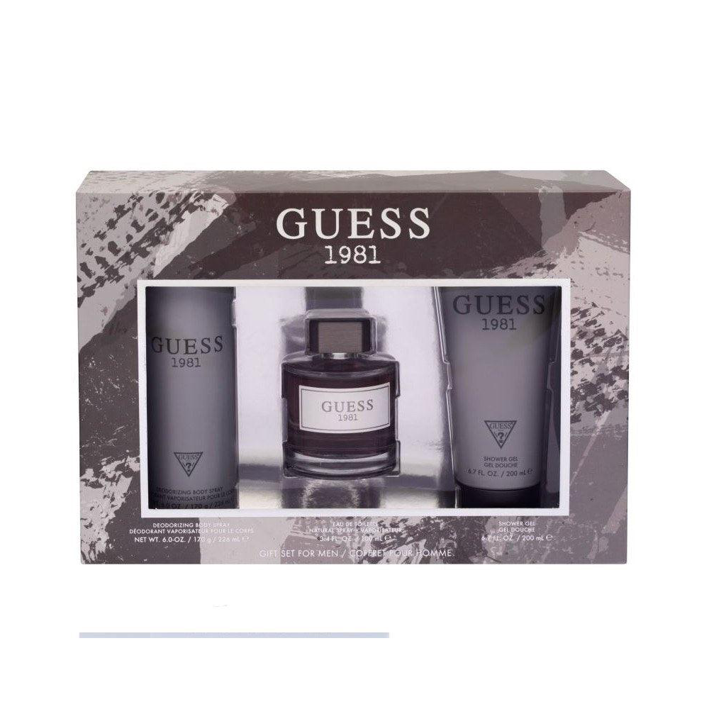 GUESS 1981 POUR HOMME 3PC GIFT SET