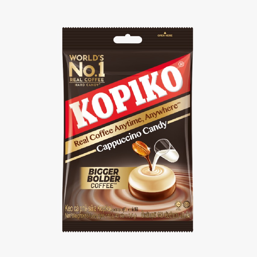 KOPIKO CANDY CAPPUCCINO COFFEE 140 GM