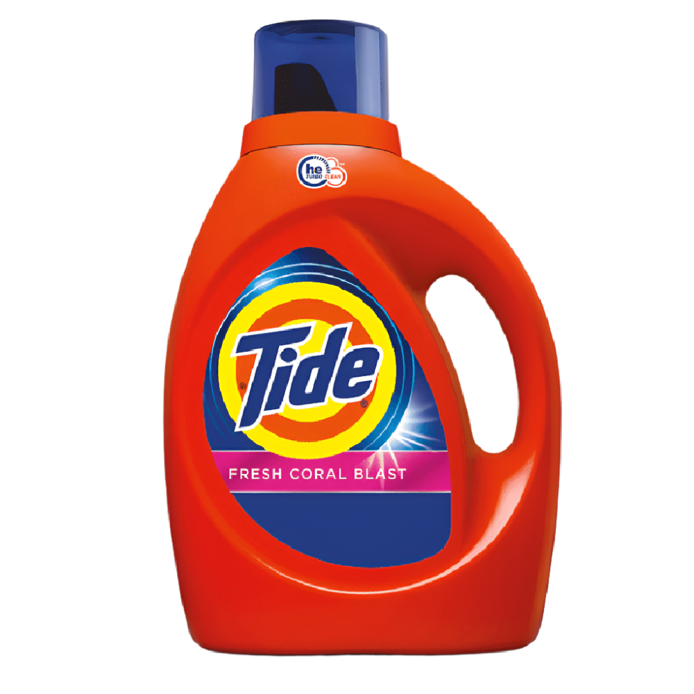 TIDE WASHING LIQUID FRESH CORAL BLAST 2.72 LTR