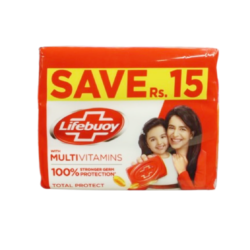 LIFEBUOY SOAP SAVE Rs.15 TRIO PACK 3X128 GM