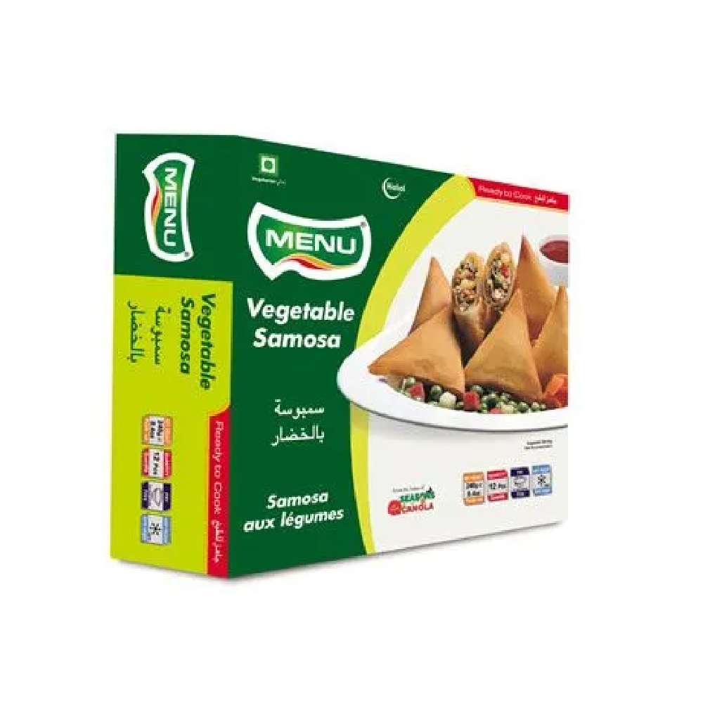 MENU CHICKEN VEGETABLE SAMOSA 24 PCS 480 GM