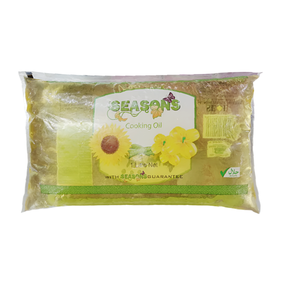 SEASONS COOKING OIL POUCH 1 LTR PC