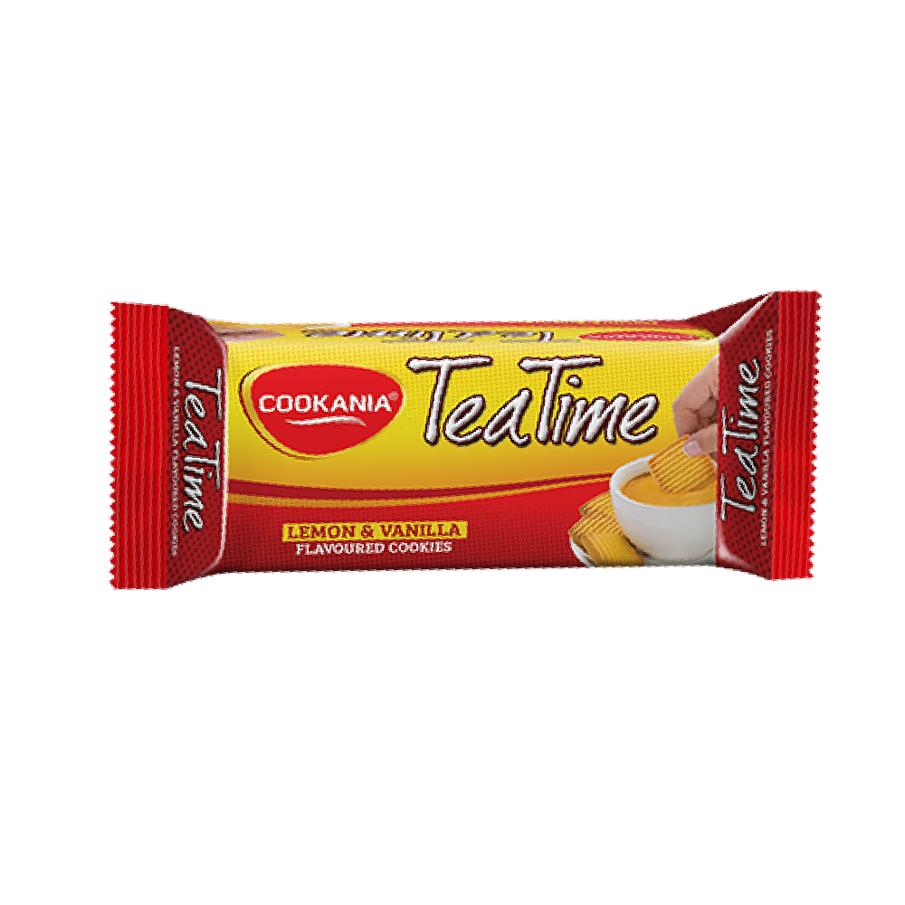 COOKANIA TEA TIME LEMON & VANILLA COOKIES HR 60 GM