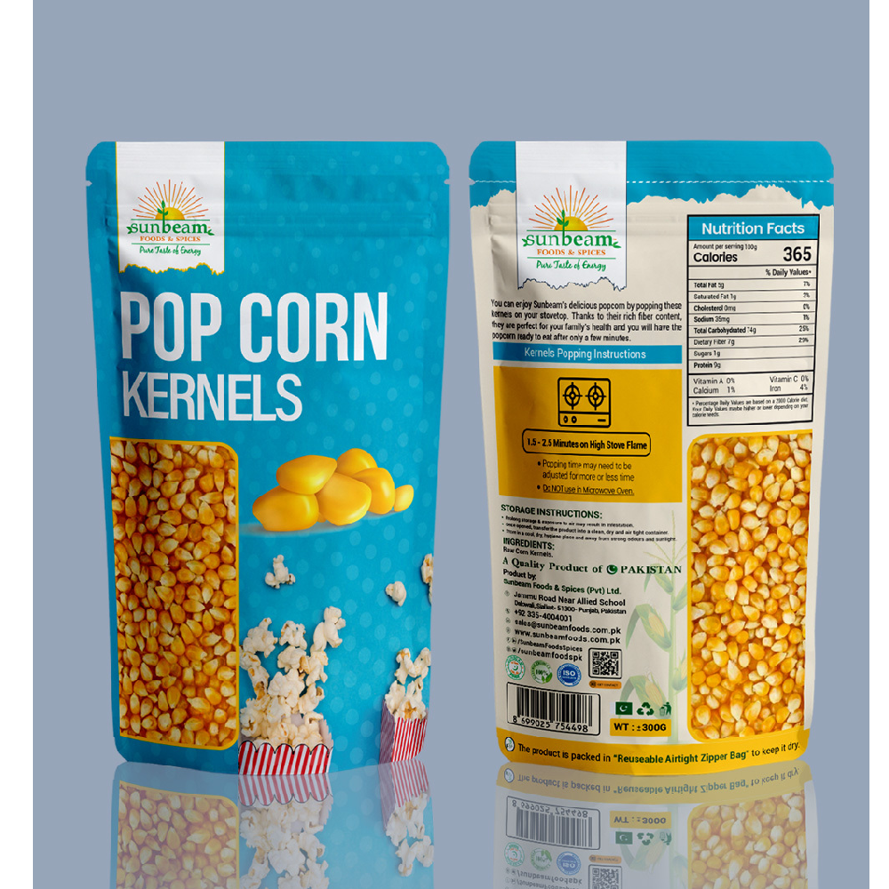 SUNBEAM POP CORN KERENAL POUCH 300GM
