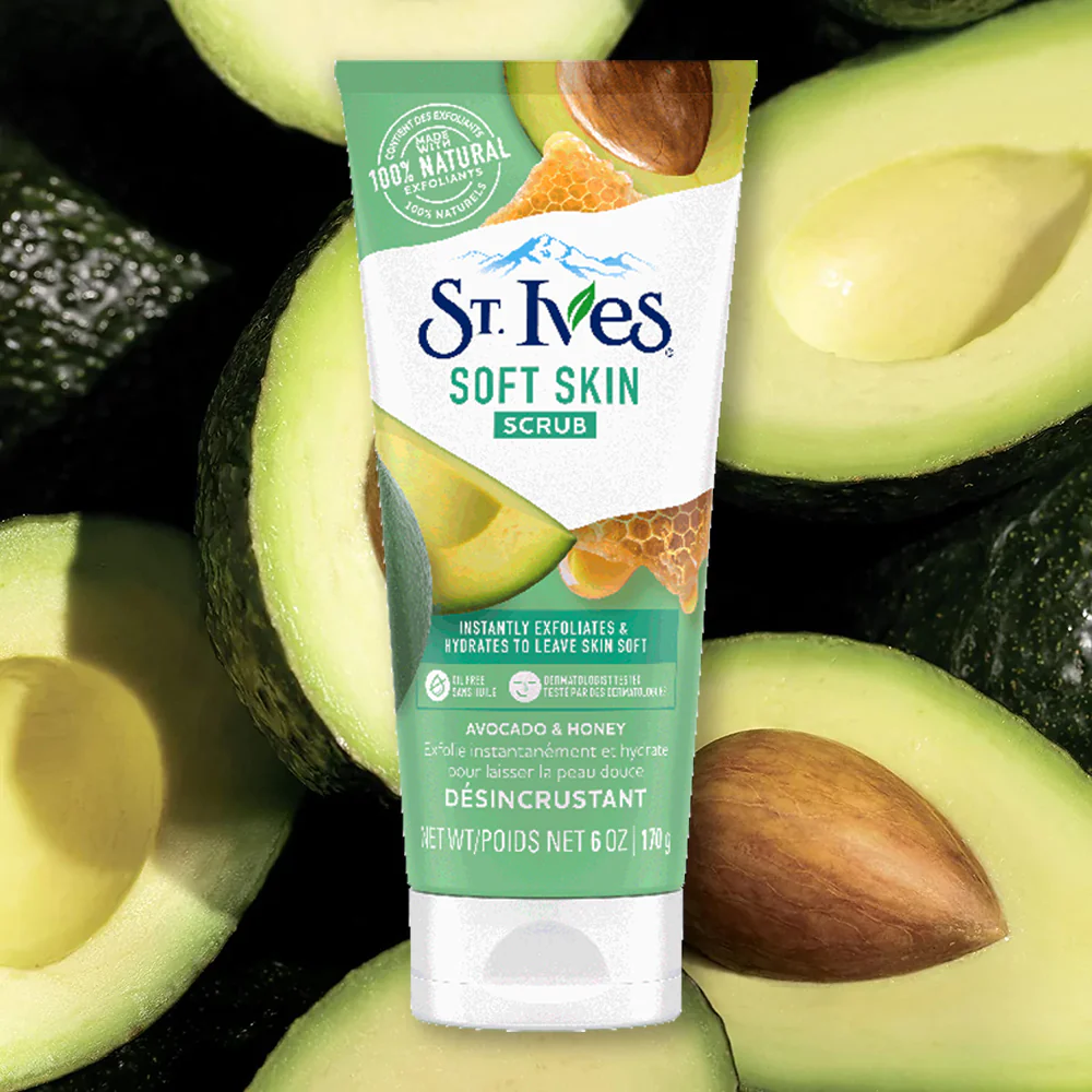 ST.IVES SCRUB AVOCADO HONEY SOFT SKIN 170 GM