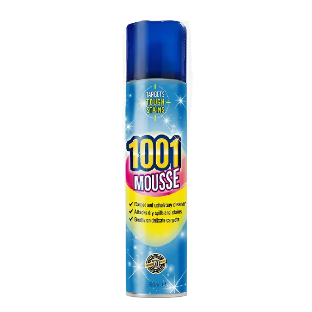 1001 MOUSSE CLEANER FRESHER SCENT FOR CARPET 350 ML
