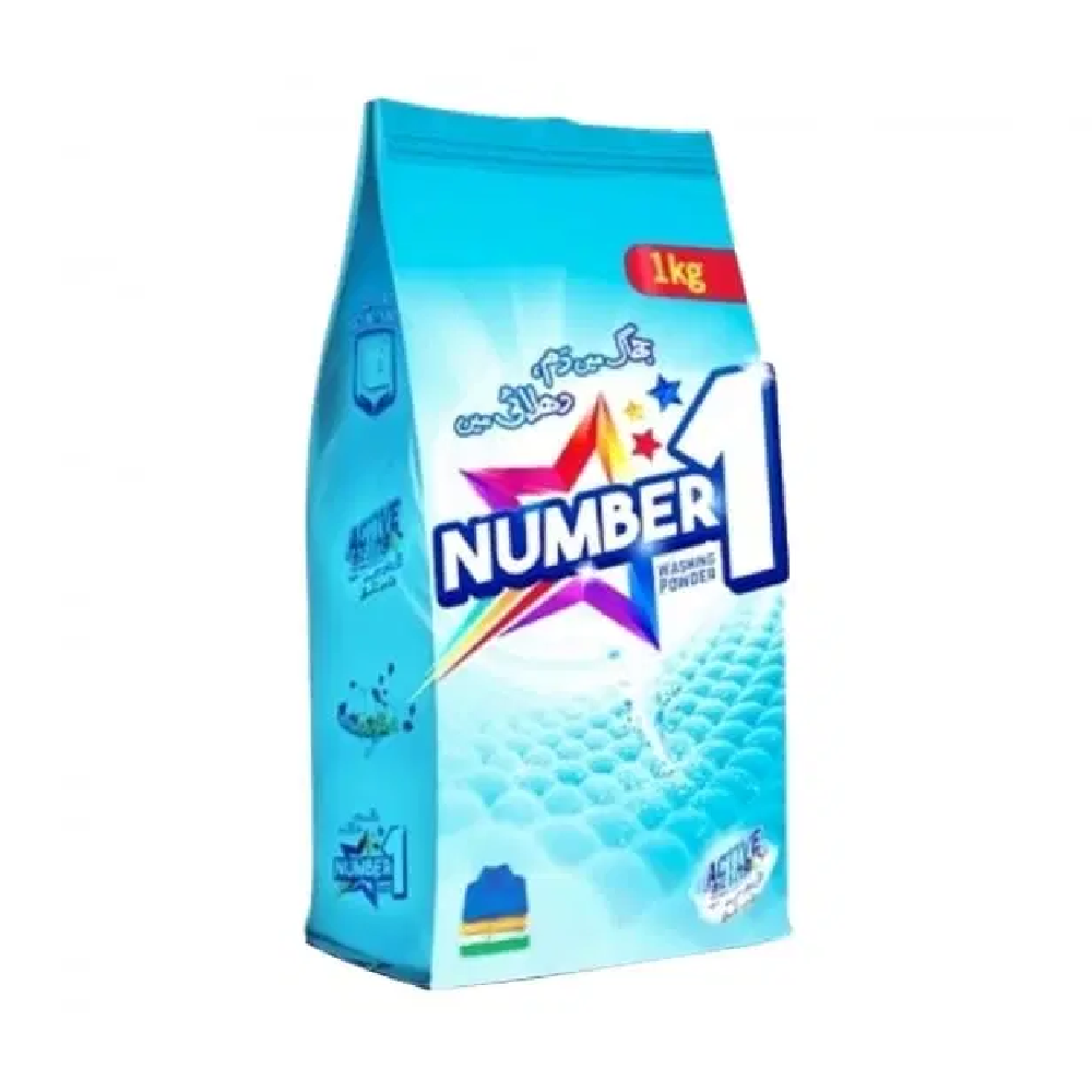 NUMBER 1 WASHING POWDER 1 KG