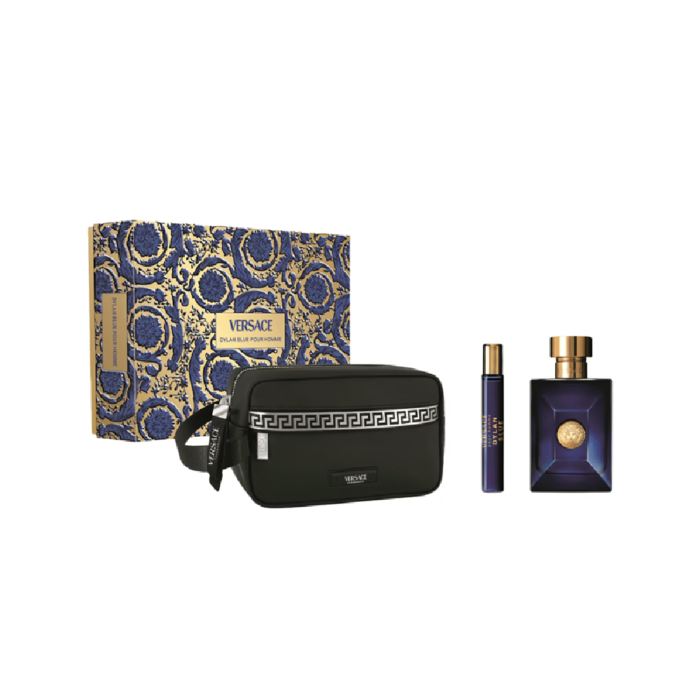 VERSACE DYLAN BLUE POUR HOMME 2PC SET WITH BAG