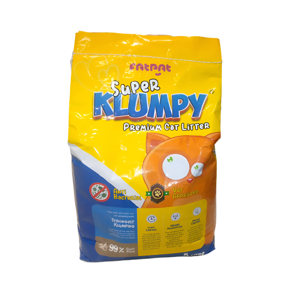 KLUMPY CAT LITTER SUPER CLUMPING 5 LTR