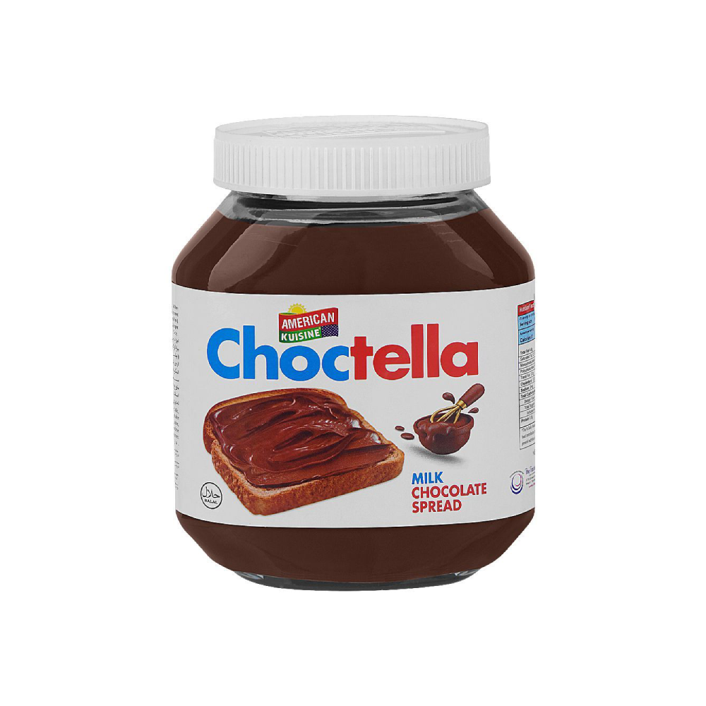 AMERICAN KUISINE CHOCTELLA MILK CHOCOLATE SPREAD JAR 680GM