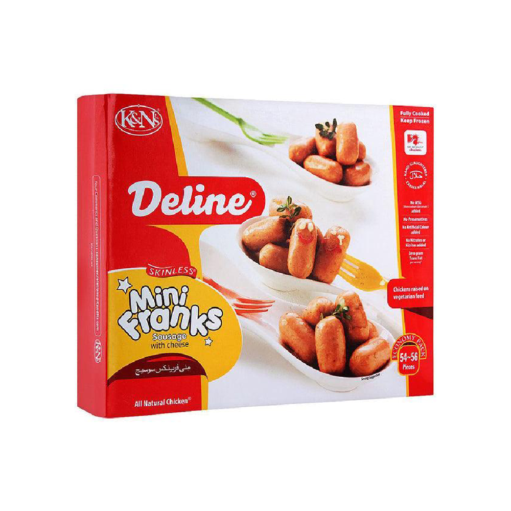 K&N MINI FRANK SAUSAGE WITH CHEESE 700 GM