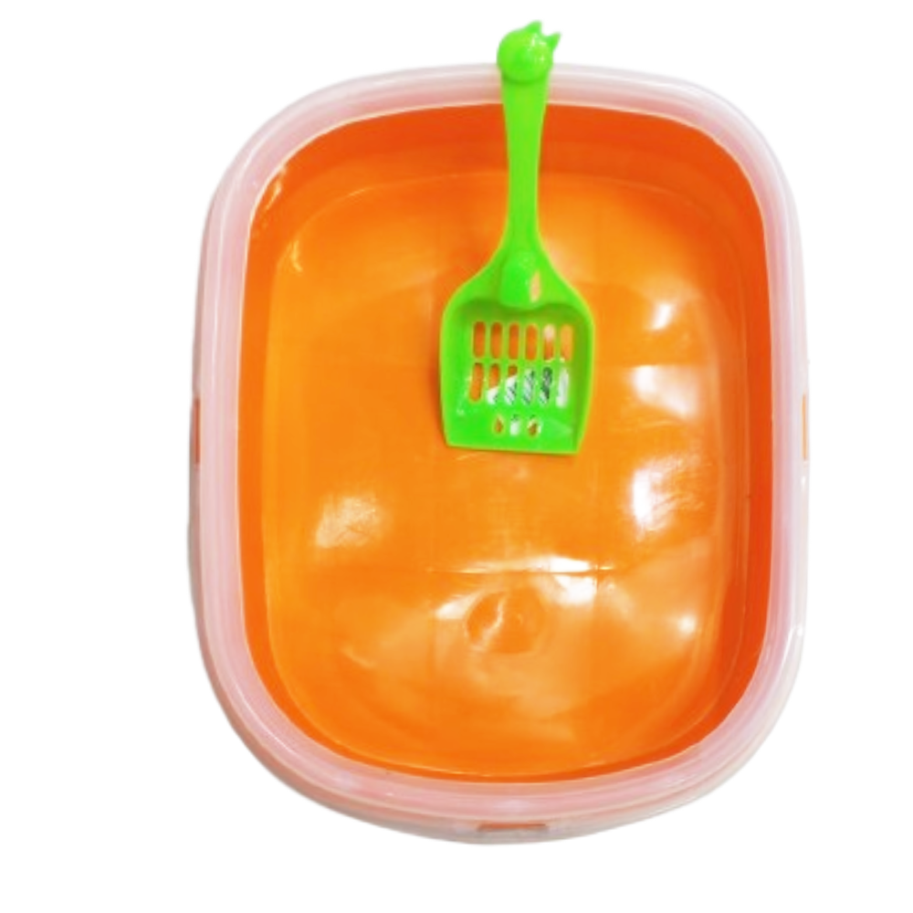 CATCHCAT PETS CAT LITTER TRAY WITH SCOOP 18 INCH