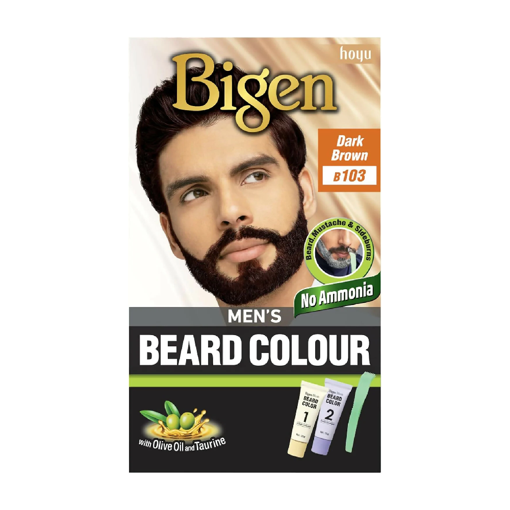 BIGEN MENS BEARD COLOR DARK BROWN B103