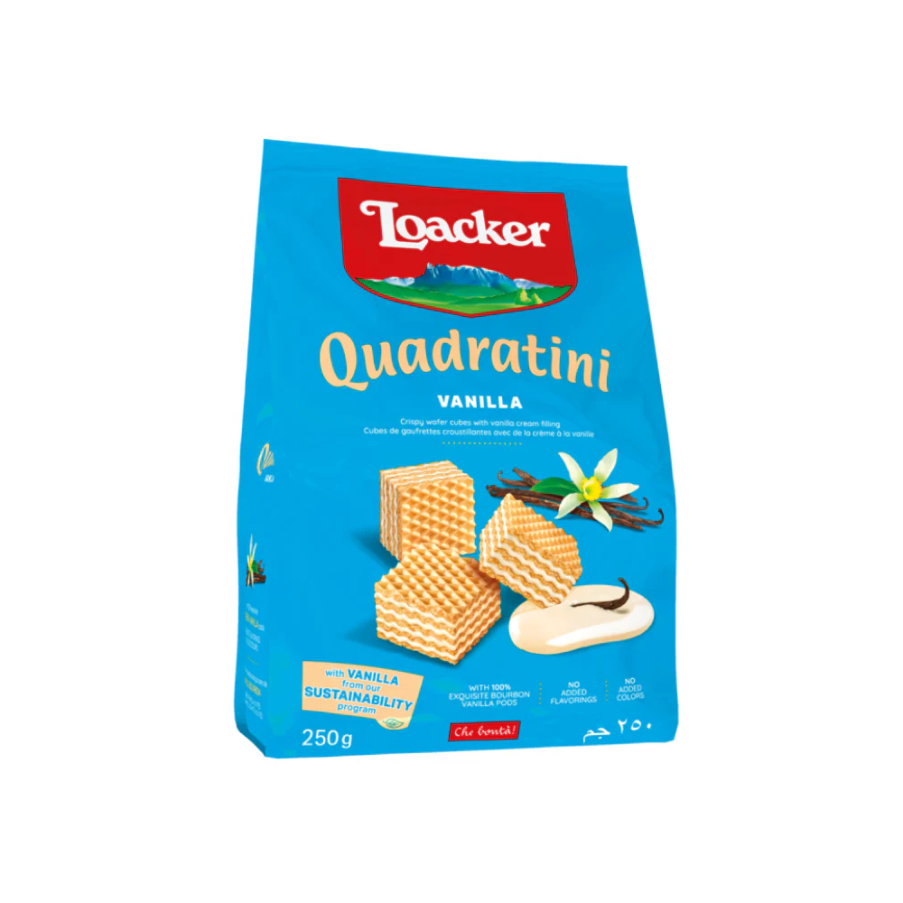 LOACKER WAFER VANILLA 250 GM