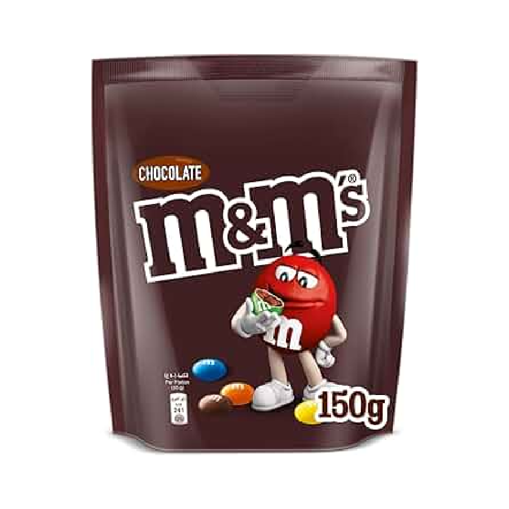 M&MS CHOCOLATE POUCH 150 GM