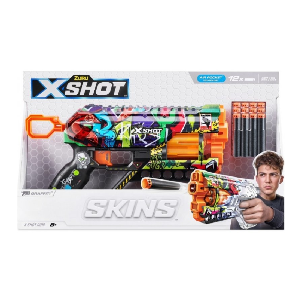 36561G ZURU X SHOT GRAFFITI DART GUN D