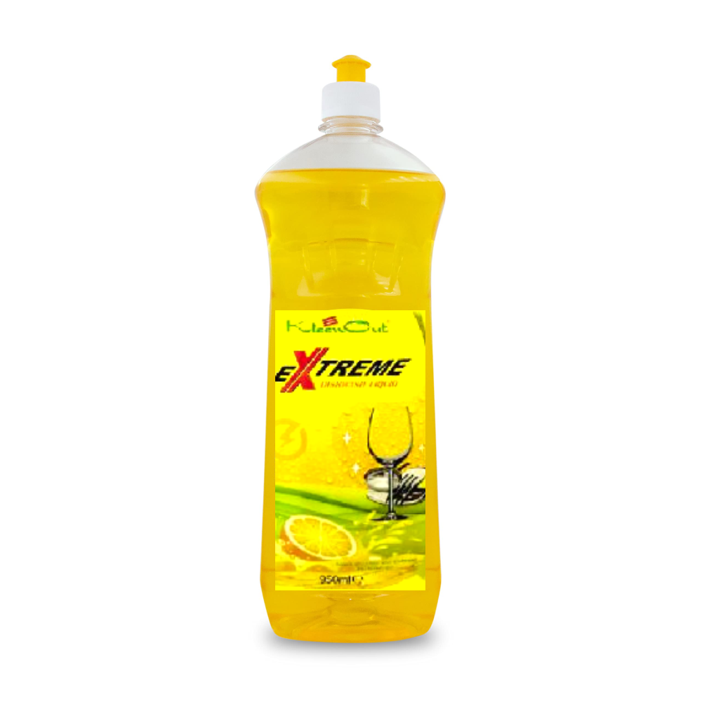 KLEEN OUT EXTREME LEMON DISHWASH LIQUID 950 ML