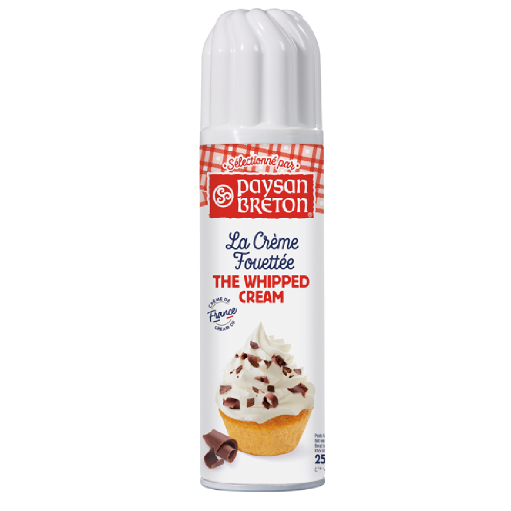 PAYSAN BRETON REAL DAIRY SWEETENED WHIPPED CREAM 241 ML