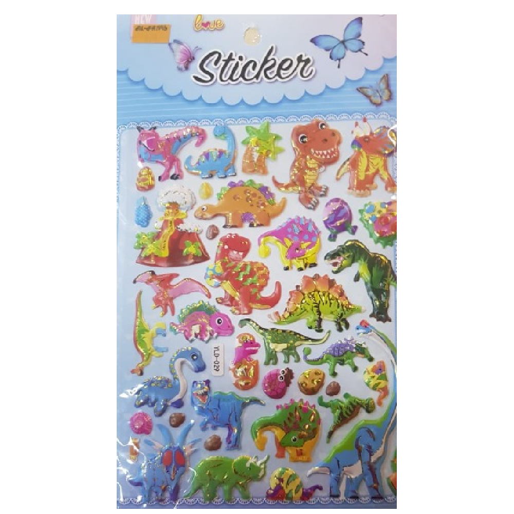 YLD022 FANCY AQUATIC ANIMAL STICKERS Z.B