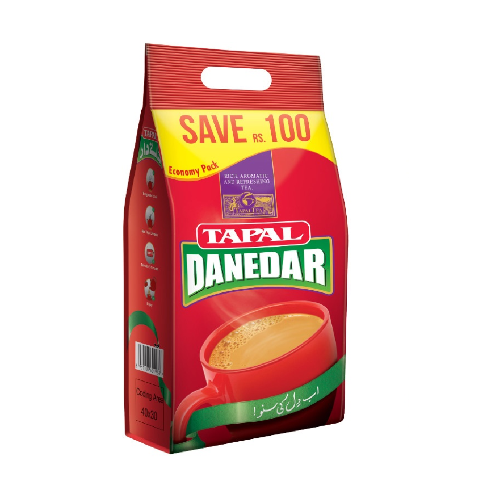 TAPAL TEA DANEDAR ECONOMY PACK SAVE RS.100 900 GM