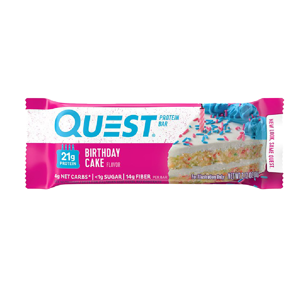 QUEST PROTEIN BAR BIRTHDAY CAKE 60 GM