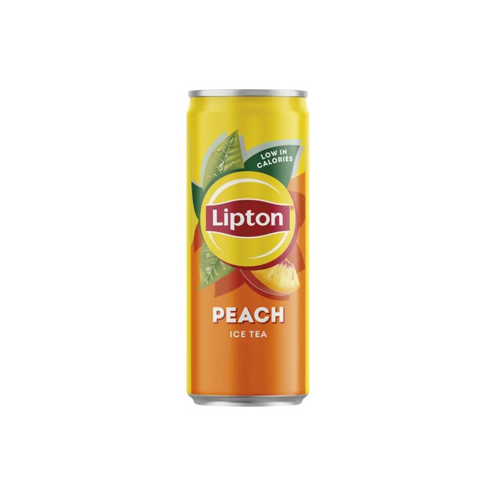 LIPTON DRINK PEACH ICE TEA TIN 320 ML