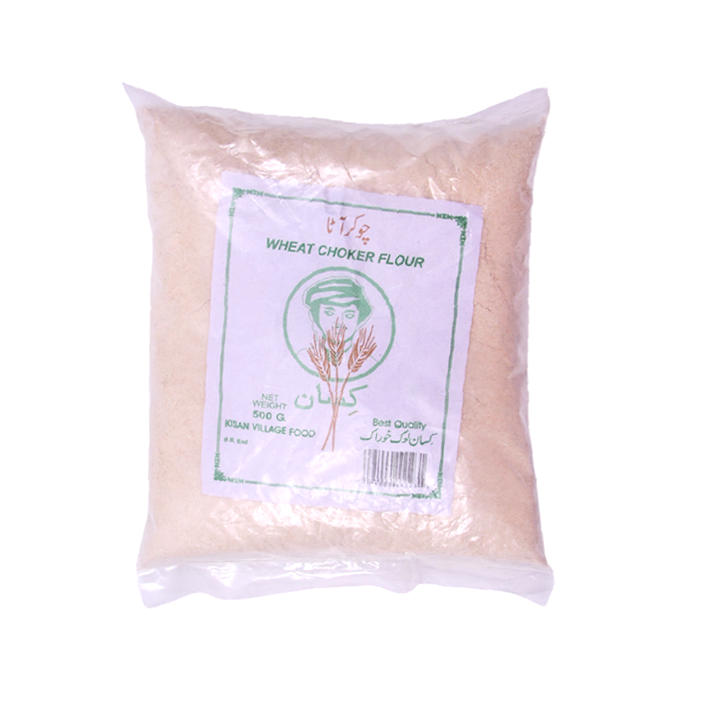 KISAN WHEAT CHOKER FLOUR 500GM