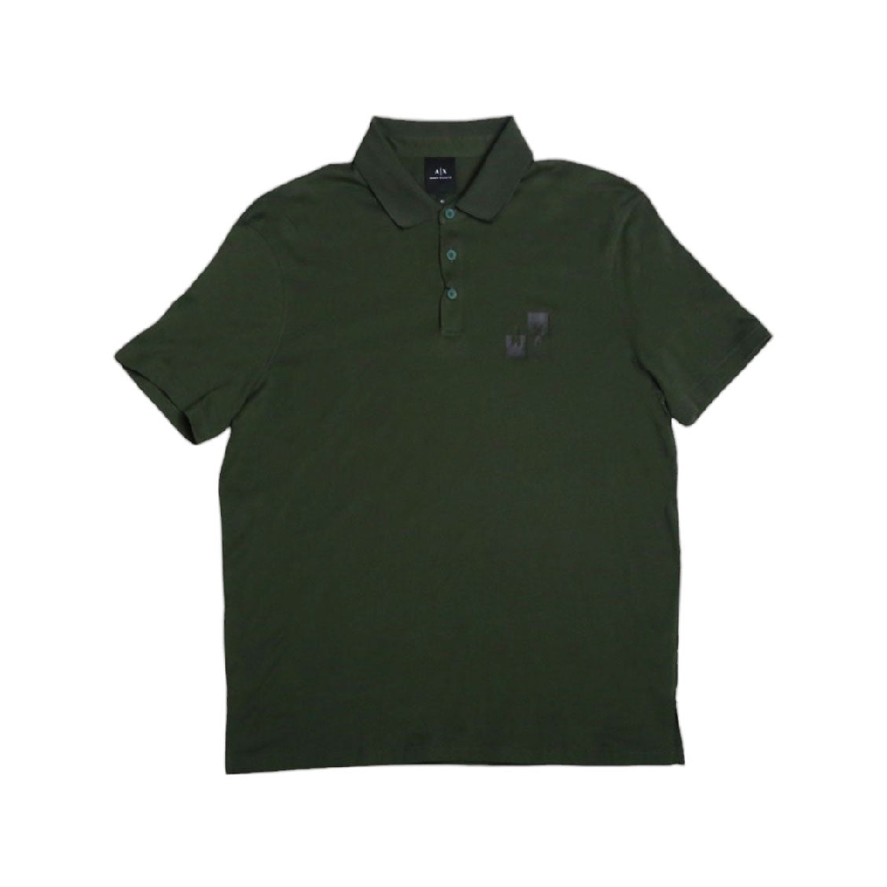 AIX MEN POLO SHIRT 7VZFFNZJBVZ AMY GRN XL (IR)