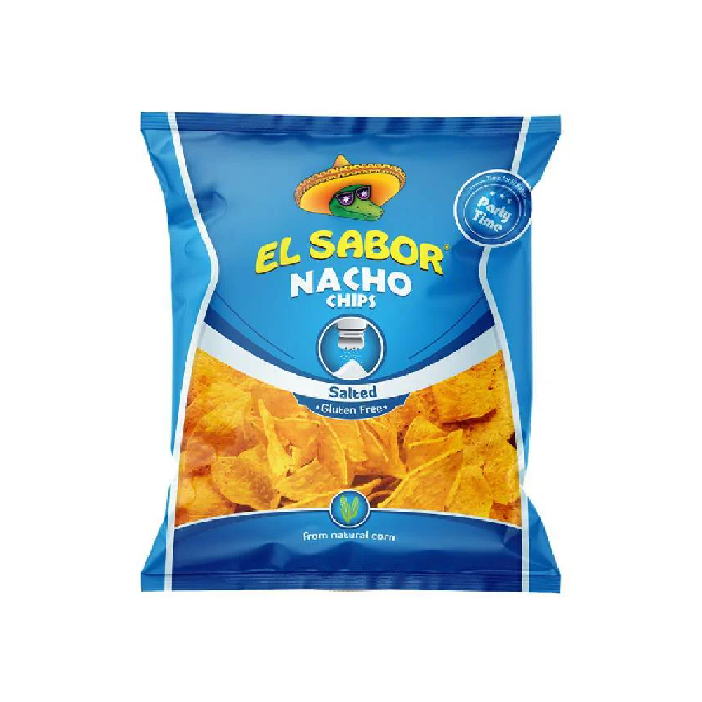 EL SABOR NACHO CHIPS SALTED 100 GM