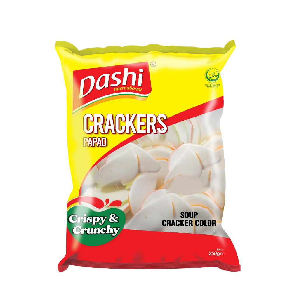 DASHI CRACKERS PAPAD CHINESE SOUP POUCH 250 GM