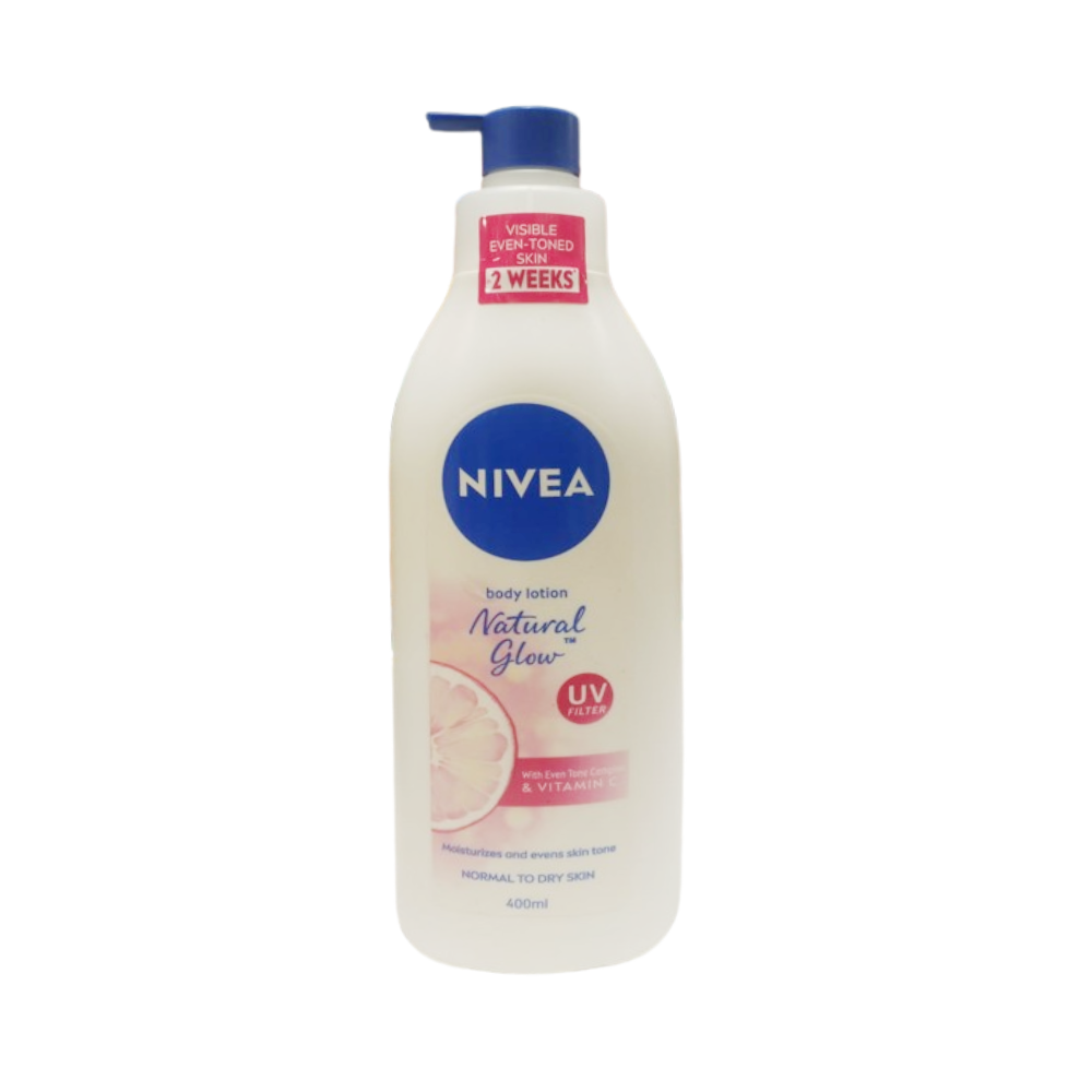 NIVEA BODY LOTION NATURAL GLOW FOR DRY SKIN 400 ML